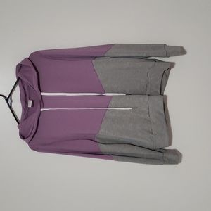 Lightweight purple and grey hoodie size M